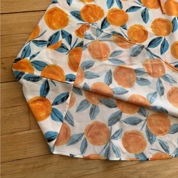 🍊Orange Print Dress - Picture 6 of 14